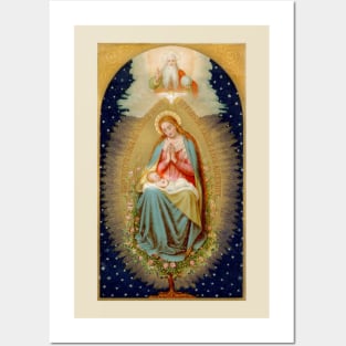 Blessed Virgin Mary Root of Jesse Holy Card Posters and Art